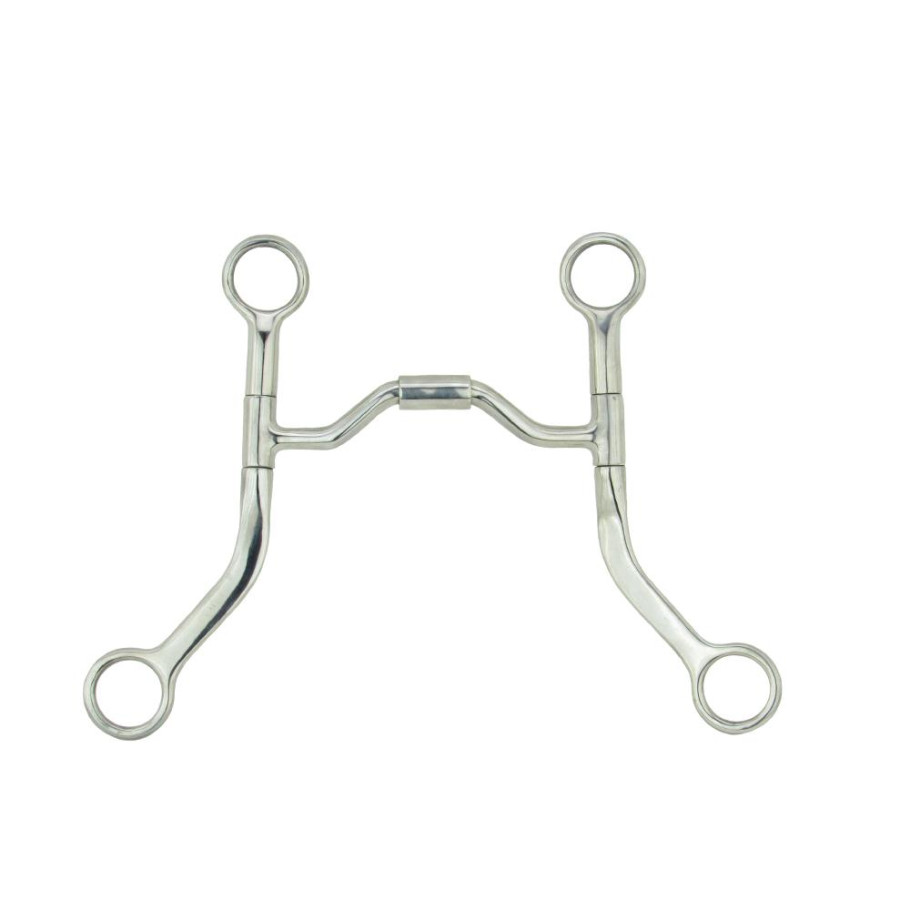 Freio para Cavalo Stainless Steel Western Barrel Bit 256841 Level